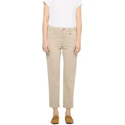 MAC Chino Turn Up Slim Fit in Hellbeige-D42