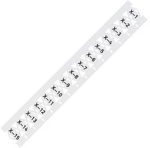 WAGO 211-835 211-835 Kabelmarkierungssystem Montage-Art: Kabelbinder Beschriftungsfläche: 25 x 11mm Weiß Anzahl Markierer: 500