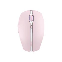 CHERRY GENTIX BT Maus Bluetooth® Optisch Kirschblütenrosa 7 Tasten 1000 dpi, 2000 dpi Integriertes Scrollrad, Wiederaufladbar JW-7500-19