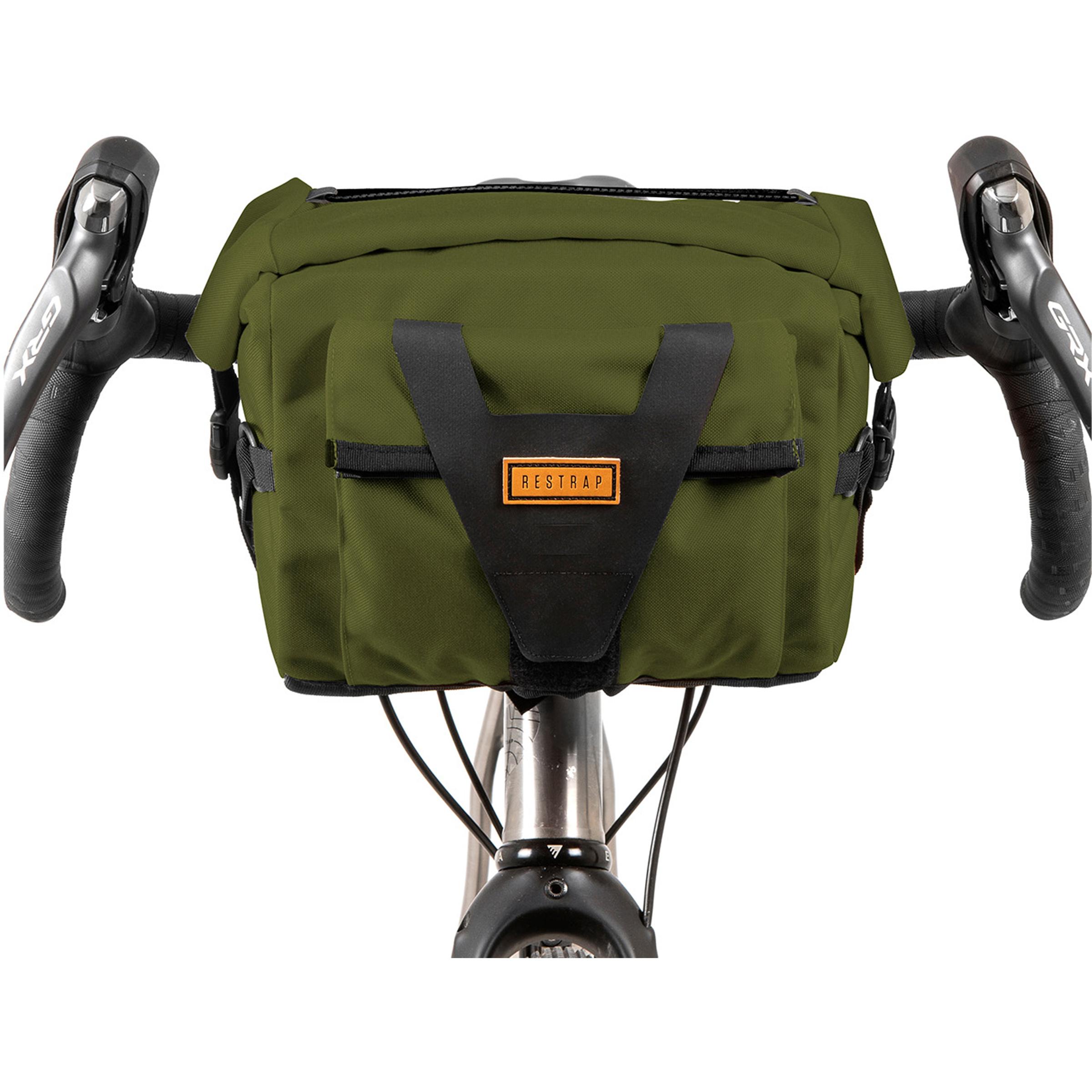Restrap Bar 10L Lenkertasche Fahrradtaschen oliv Größe 10L Bikepacking | Gravel | Mountainbike