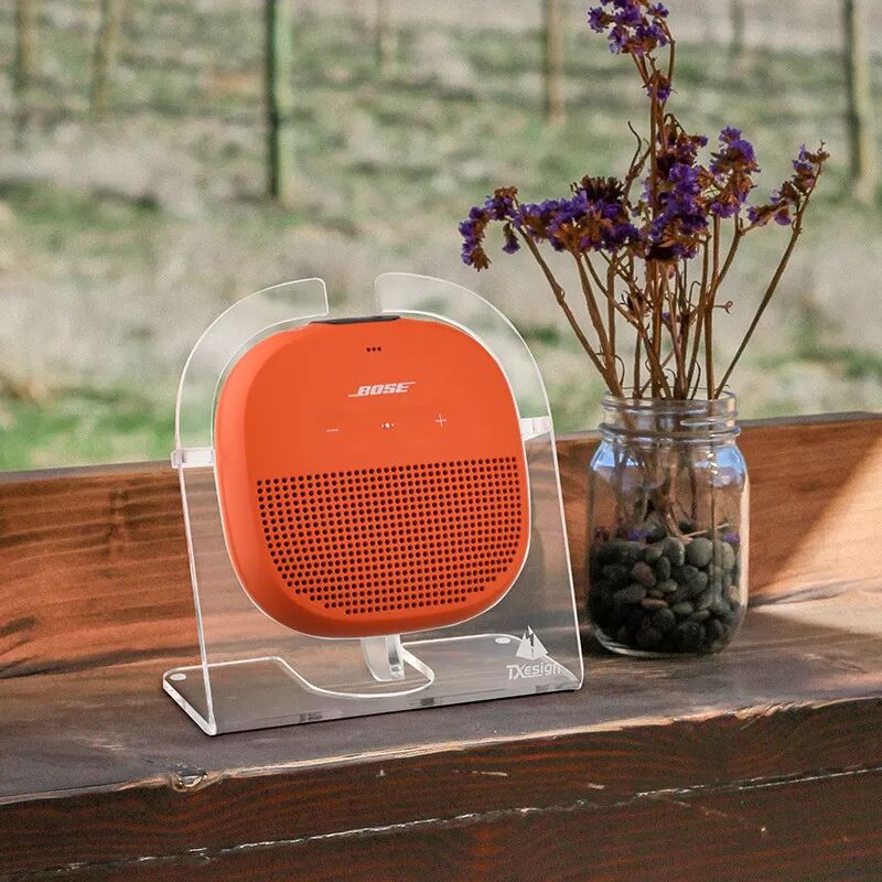 INF Acryl-Ständer für Bose SoundLink Micro Lautsprecher Transparent