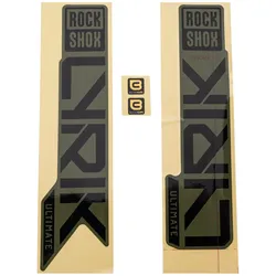 RockShox Dekor Set schwarz glänzend
