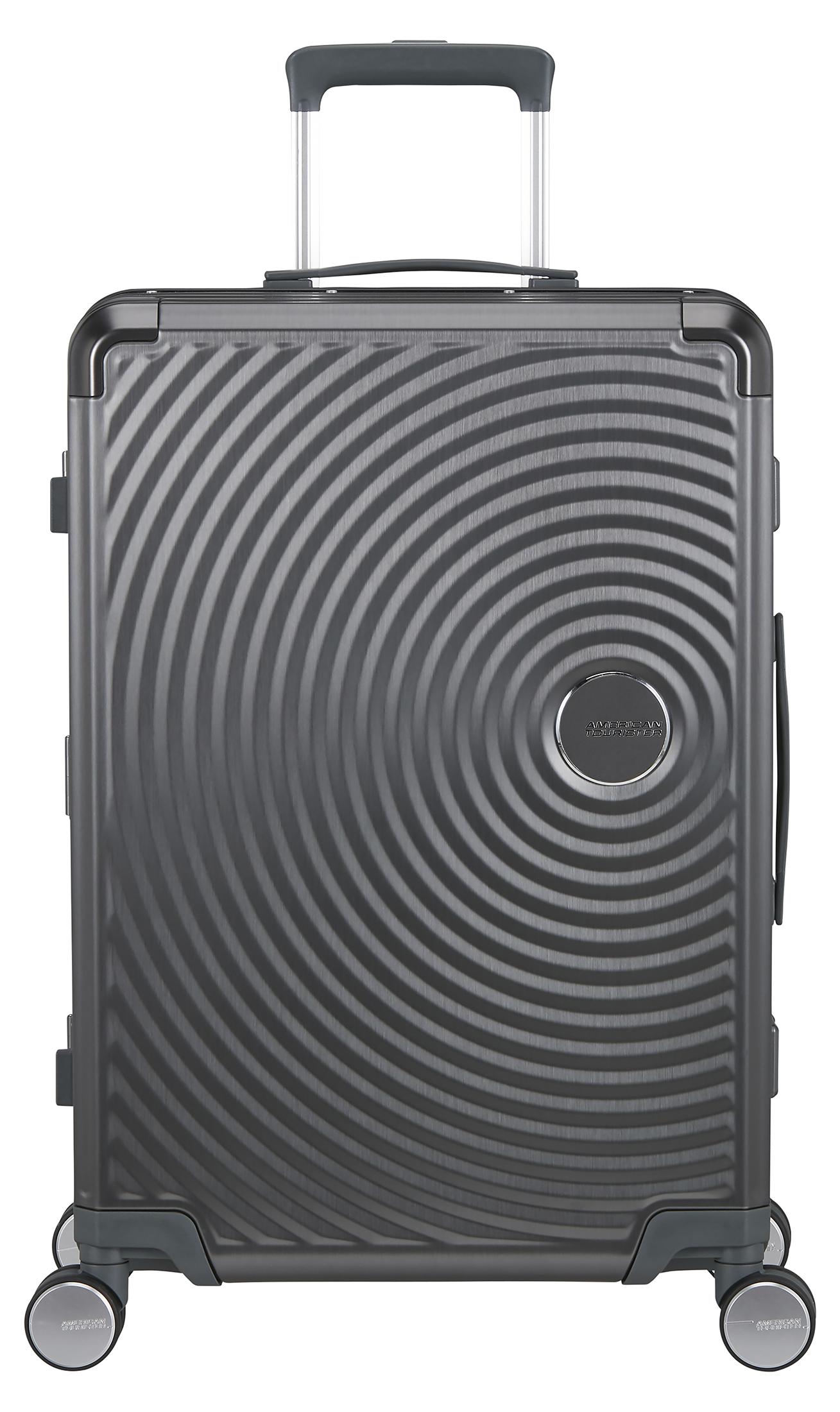 American Tourister Soundbox Alu Spinner 68 / 25 TSA Trolley Brushed Anthracite anthrazit