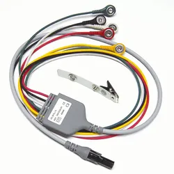 5-adriges EKG Kabel 60 cm mit 2 adriger Ableitung für Micropaq (IEC)