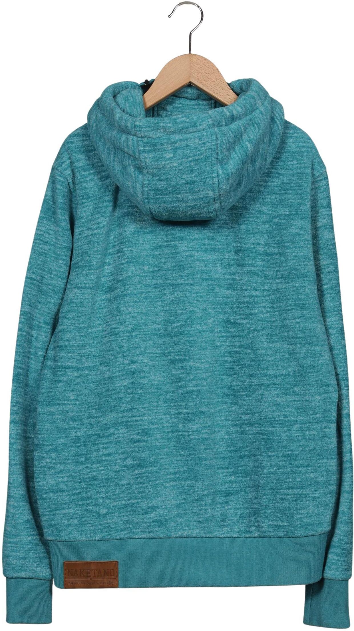 Naketano Herren Kapuzenpullover, Türkis, Gr. M, Synthetik - Second Hand