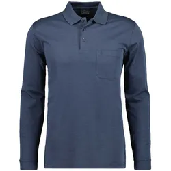 Soft Knit Polo Knopf Langarm Herren Poloshirt