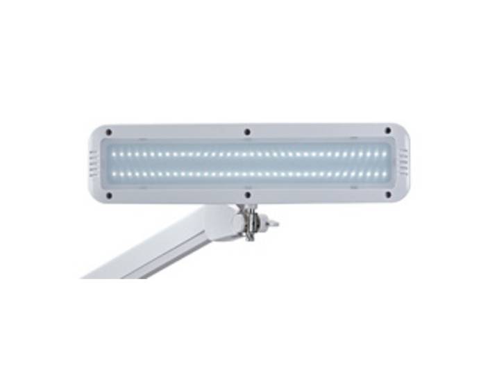 Lampe de bureau à LED MAULintro, dimmable, pince, blanc