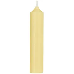 IB Laursen Rustikale Stabkerze 11 cm | Ø 2,2 cm, gelb