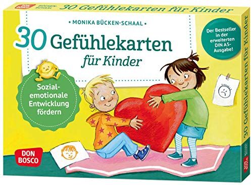 Monika Bücken-Schaal - 30 Gefühlekarten für Kinder: Sozial-emotionale Entwicklung fördern. Emotionen beschreiben und ausdrücken. Lösungen finden, Empathie lernen. Mit ... und innere Balance. 30 Ideen auf Bildkarten) - Preis vom 11.10.2026 15:43:13 h
