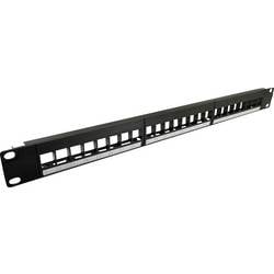 Value VALUE 19-Zoll-Keystone-Modulträger, 24 P RJ45-Modulträger Keystone CAT 6a 1 St. 26.99.0368