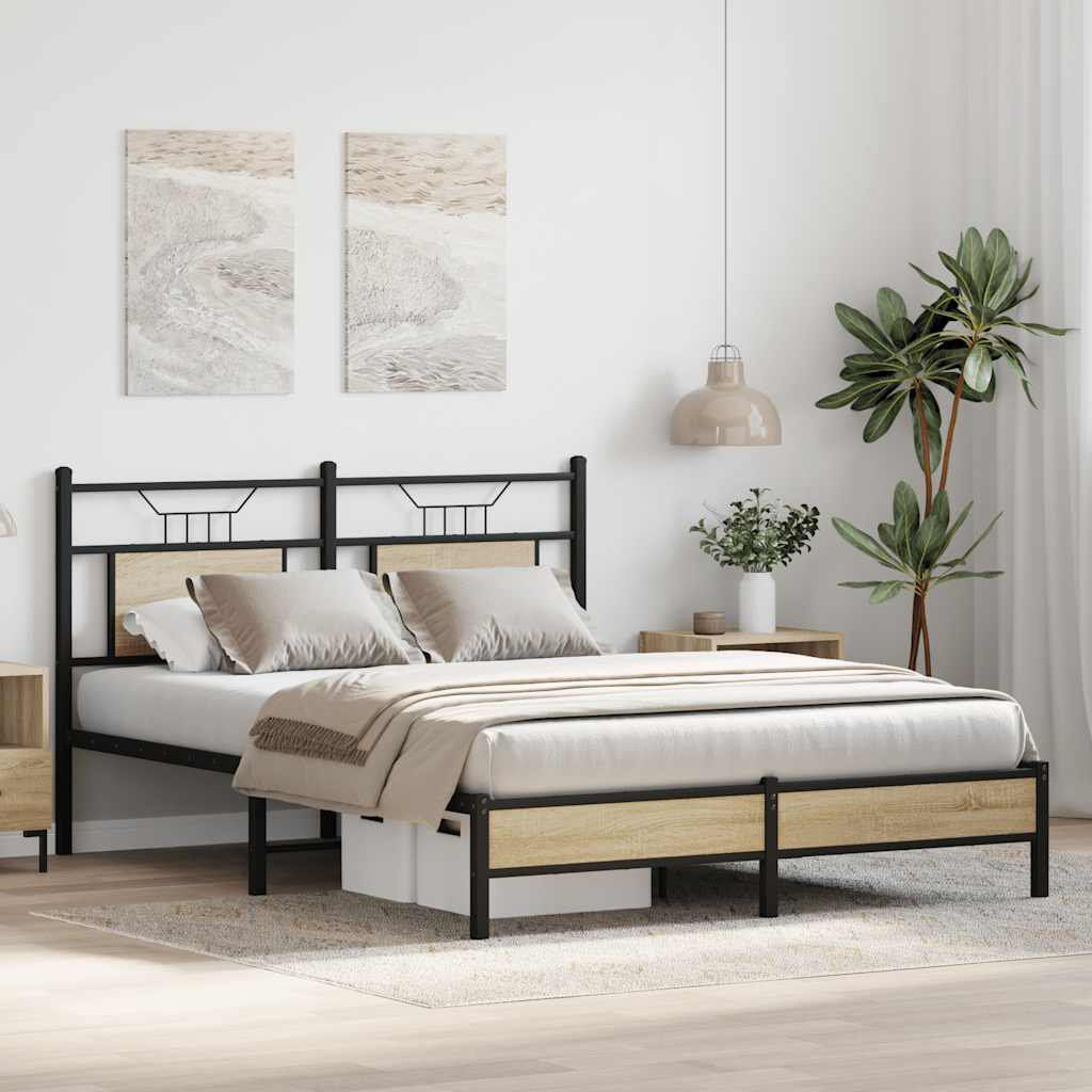 Borough Wharf Bed Sonoma Oak European Double (140 x 200cm)