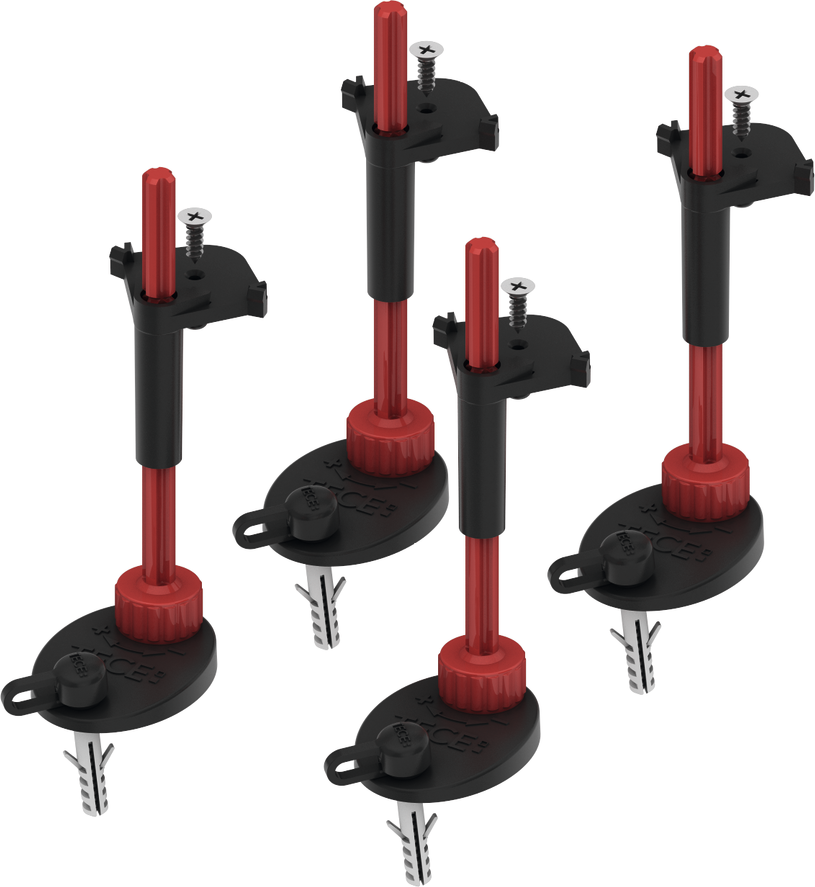 Pieds de montage TECEdrainpoint S 3690007 insonorisés