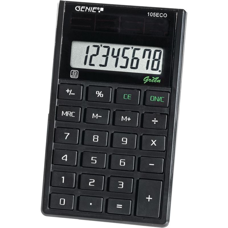 Genie Taschenrechner 105 ECO blauer Engel
