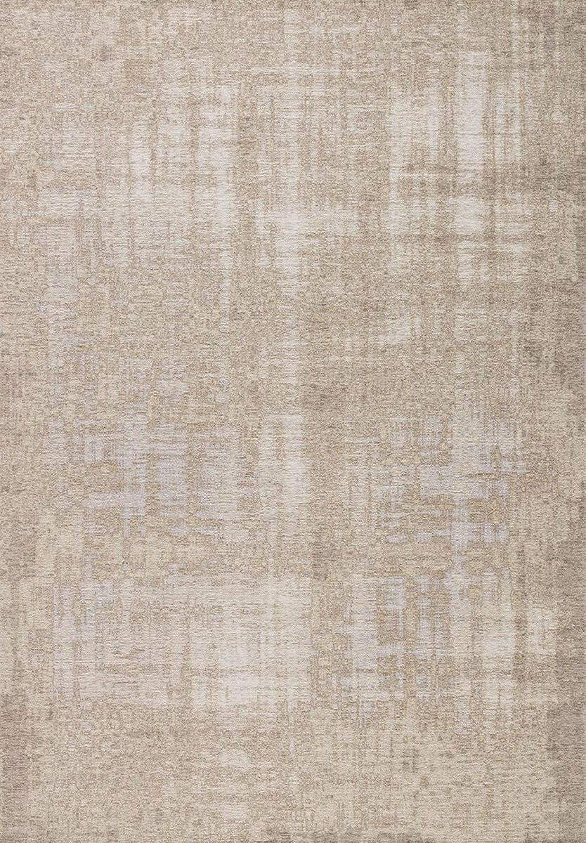 Acsento Grunge Moon Vloerkleed - Rond - Beige - Abstract Design