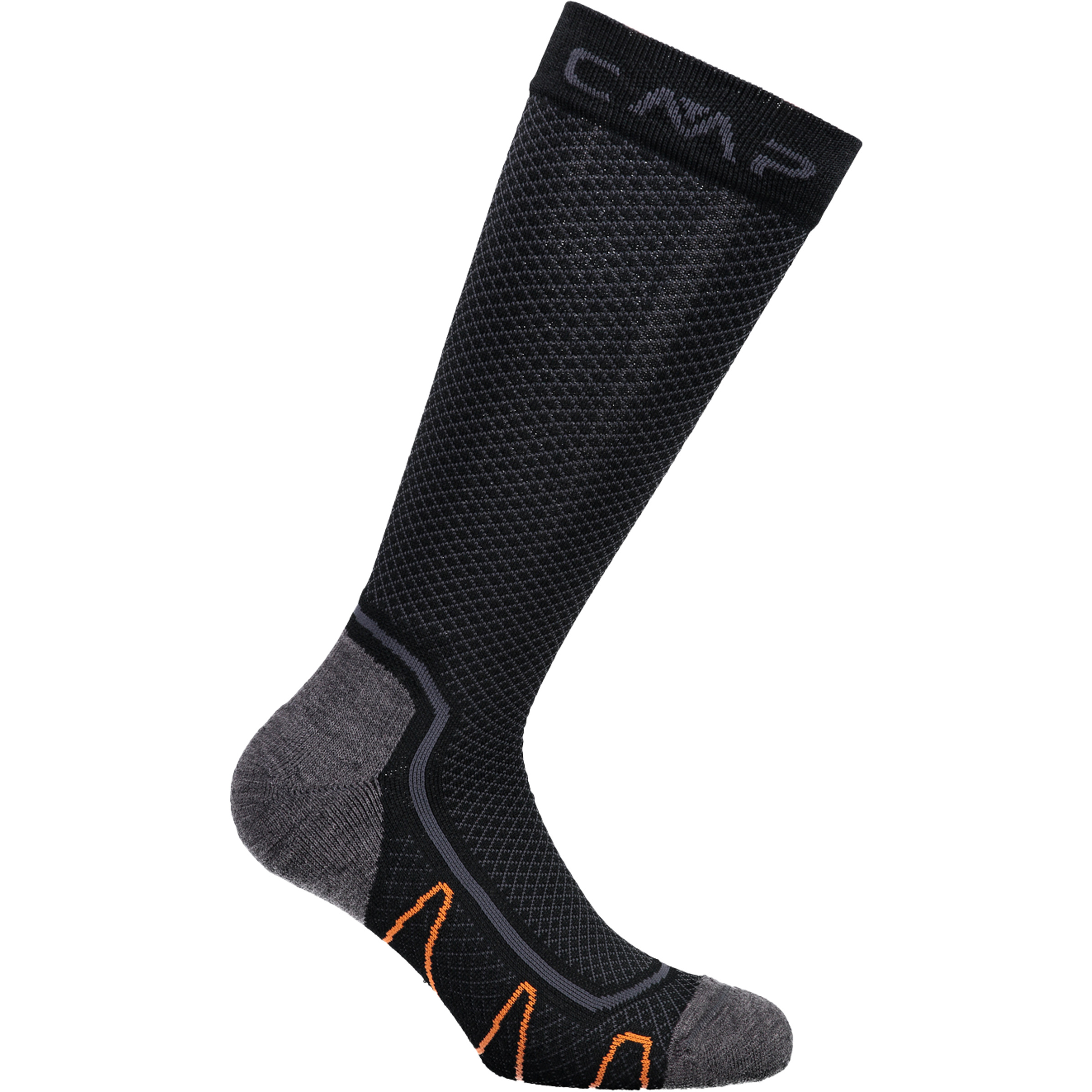 CMP Trekking Poly High Wandersocken schwarz Größe 46 Camping Atmungsaktiv
