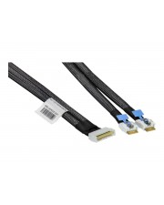 Supermicro CBL-MCIO-1255S4Y MCIO x8 to 2 SlimSAS x4 55cm Kabel 0,55 m NVMe (CBL-MCIO-1255S4Y)