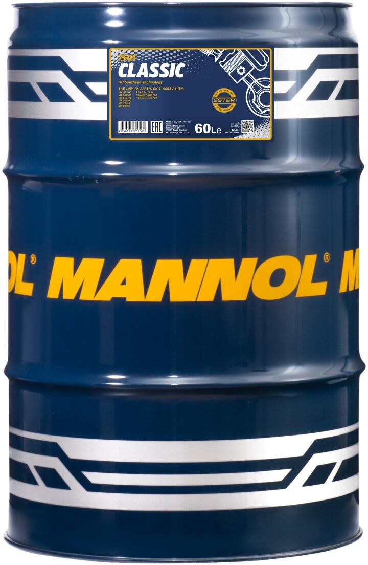 Sct - Mannol Motoröl Mannol Classic 10w-40 [60l] Mn7501-60 60l