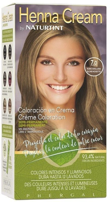 Esential'arôms Henna Cream Semi-Permanent Dye 110 ml 7.0 Hazelnut