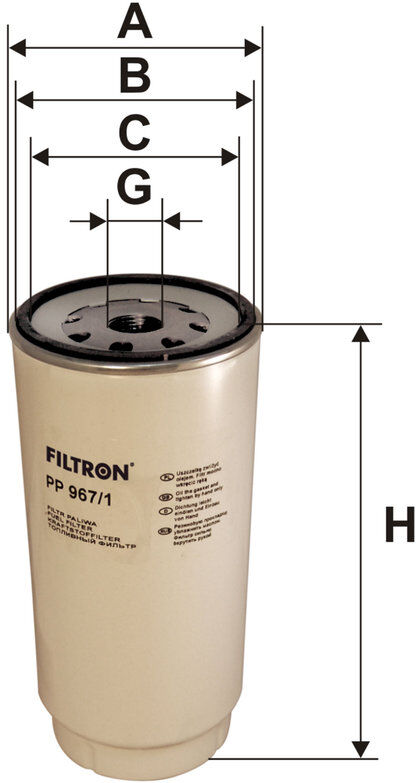 Filtron Kraftstofffilter Pp9671 Für Daf Faw Man Chtc Auto