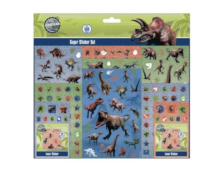 Stickerset Dinosaurus 500+ Stickers
