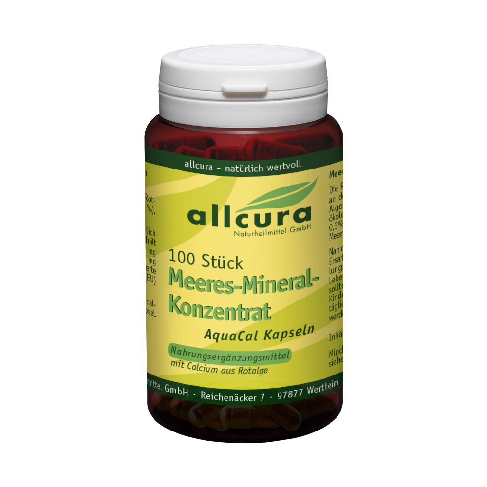 Meeresalgen Konzentrat Rotalgen m.nat.Calcium Kps. 100 St Kapseln