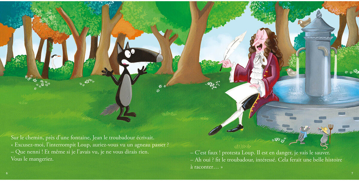 Album Le loup qui sauvait les animaux - Auzou