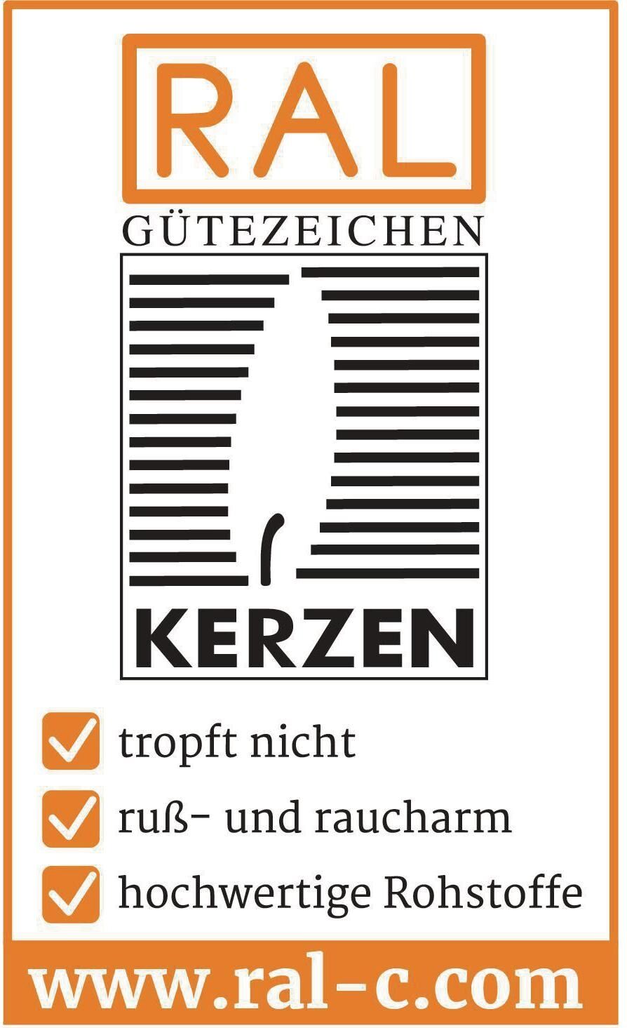 Spitzkerze "balthasar Etoilekerze Weiss", weiss (weiß), H:24cm Ø:2,2cm, Kerzen, Spitzkerze weiß Ø/H: 2,2cm x 24cm, 50 Stk.