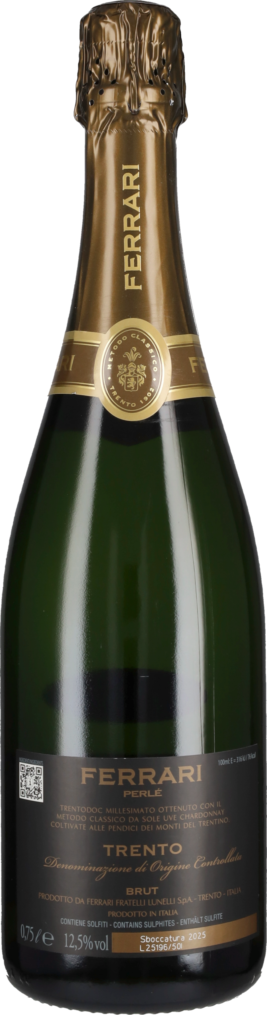 Acer Trento Spumante Brut 'Perlé' Ferrari 2019