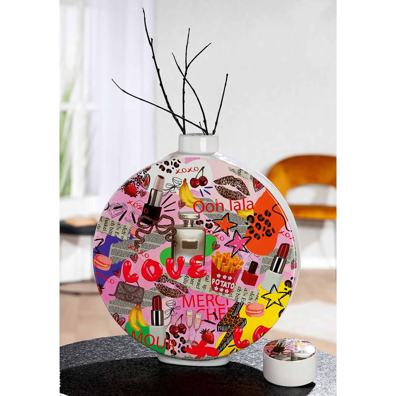 home24 Vaas OOH LALA, meerdere kleuren, Hoogte: 35 cm