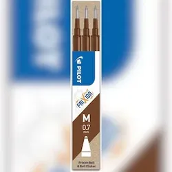 Pilot Tintenrollermine BLS-FR7-S3 - 0,4 mm, braun, Set à 3 Stück