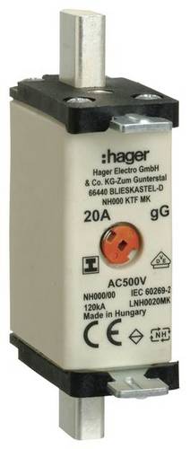 Hager LNH0020MK NH-Sicherung 20A 3St.