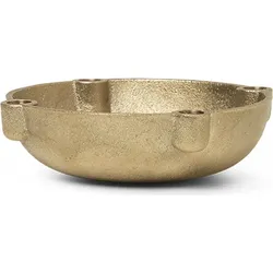 Ferm Living Kerzenständer 14,6 cm goldfarben aus Messing