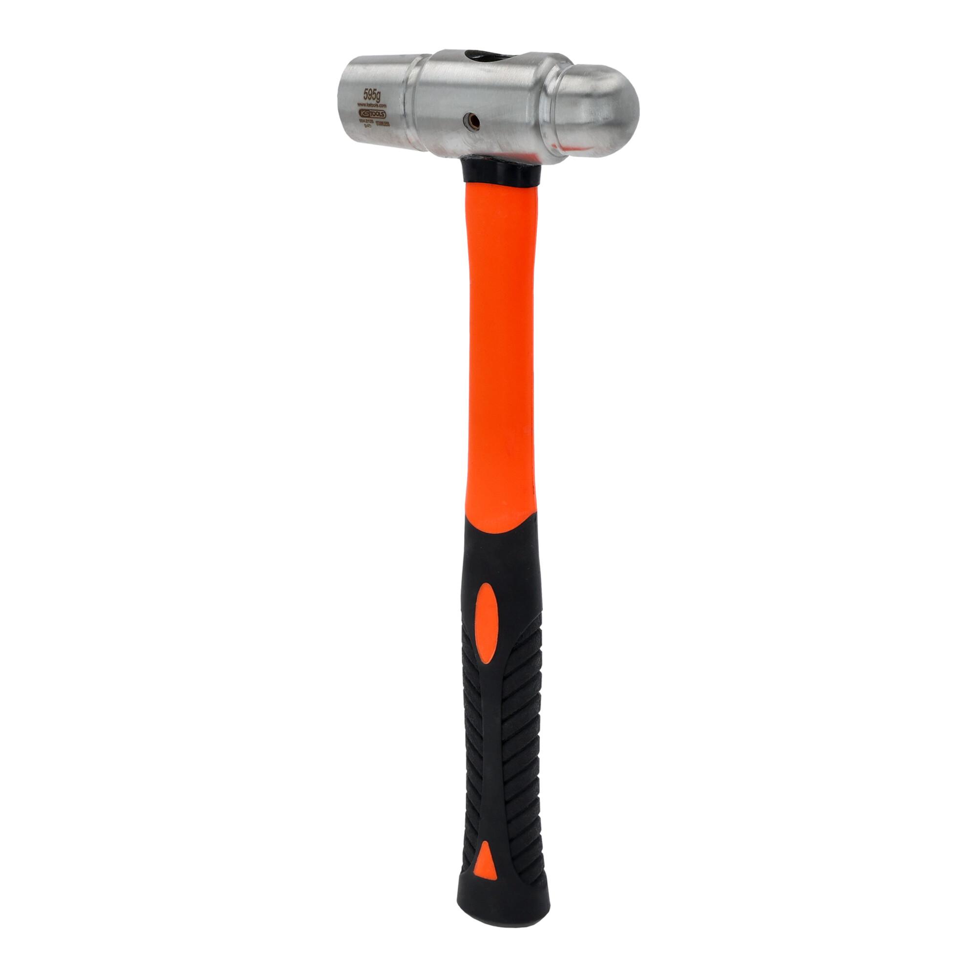 KS Tools EDELSTAHL Schlosserhammer mit Fiberglasstiel, 440g (964.2103)