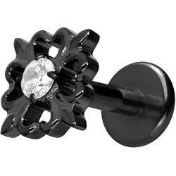 Titan Labret mit Innengewinde KLEEBLATT