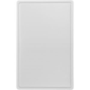 Hendi Schneidebrett 826003 HACCP aus Kunststoff, 53 x 32,5 x 1,5 cm, Gastronorm 1/1, weiß