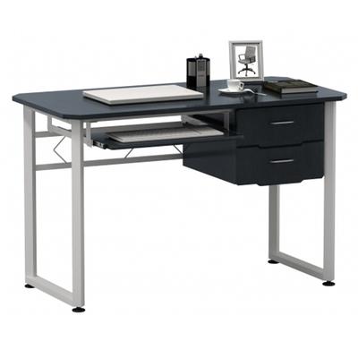Schreibtisch WORKFLOW graphit / weiß hjh OFFICE