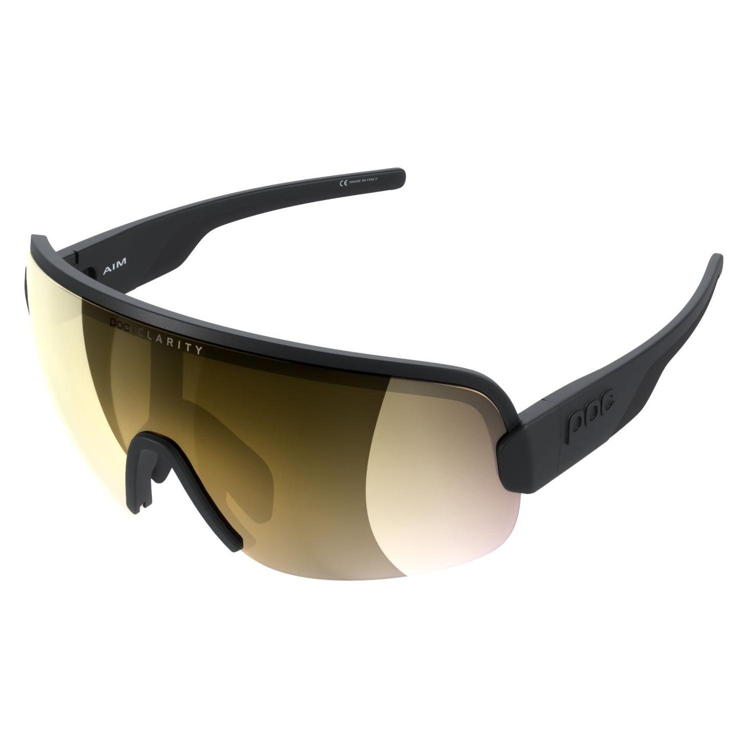 Poc Aim Sonnenbrille (Black, Uranium Black, Gold) (aim10019550one1-7325549859111)