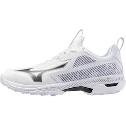 Mizuno Wave Panthera 2 Feldhockeyschuhe 83 - white/black/silver 42.5