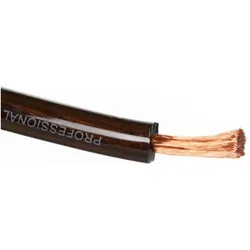 Cables STROMKABEL - TRANSPARENT SCHWARZ - 100 m, Kabel Zubehör, Schwarz