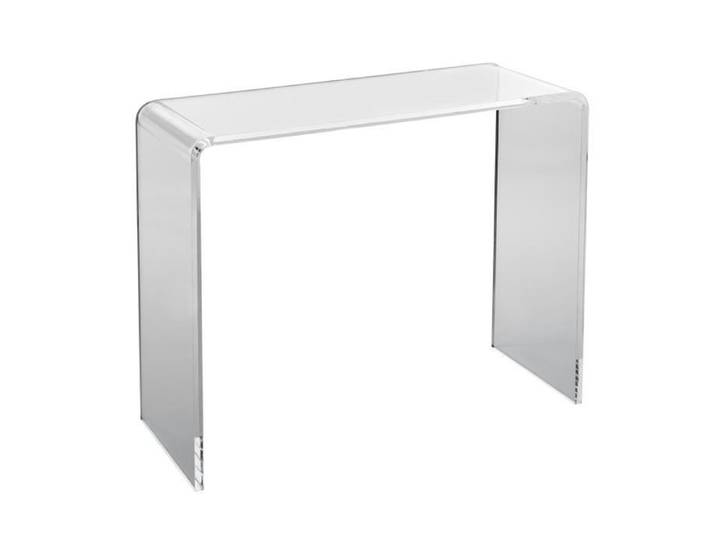 Table acrylique - VEVOR - 964 x 381 x 740 mm 20 mm d'épaisseur charge maximale 50 kg pour Salon Chambre Terrasse Café