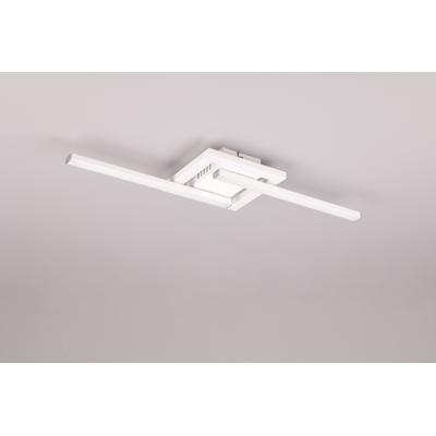 REALITY LEUCHTEN LED Deckenleuchte "VIALE, als Deckenlampe oder Wandlampe mögl, LED Stäbe schwenkbar", weiß (weiß matt), 1, H: 5cm, 1 Stk., Leuchten, neutral 4000K 1950 Lumen 54x16 cm beweglich Flurlampe Wohnzimmerlampe, LED Deckenleuchte
