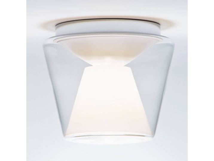 Serien Lighting Designer Deckenleuchte Annex, dimmbar, klar / transparent, für Wohn- / Esszimmer, Glas, Design