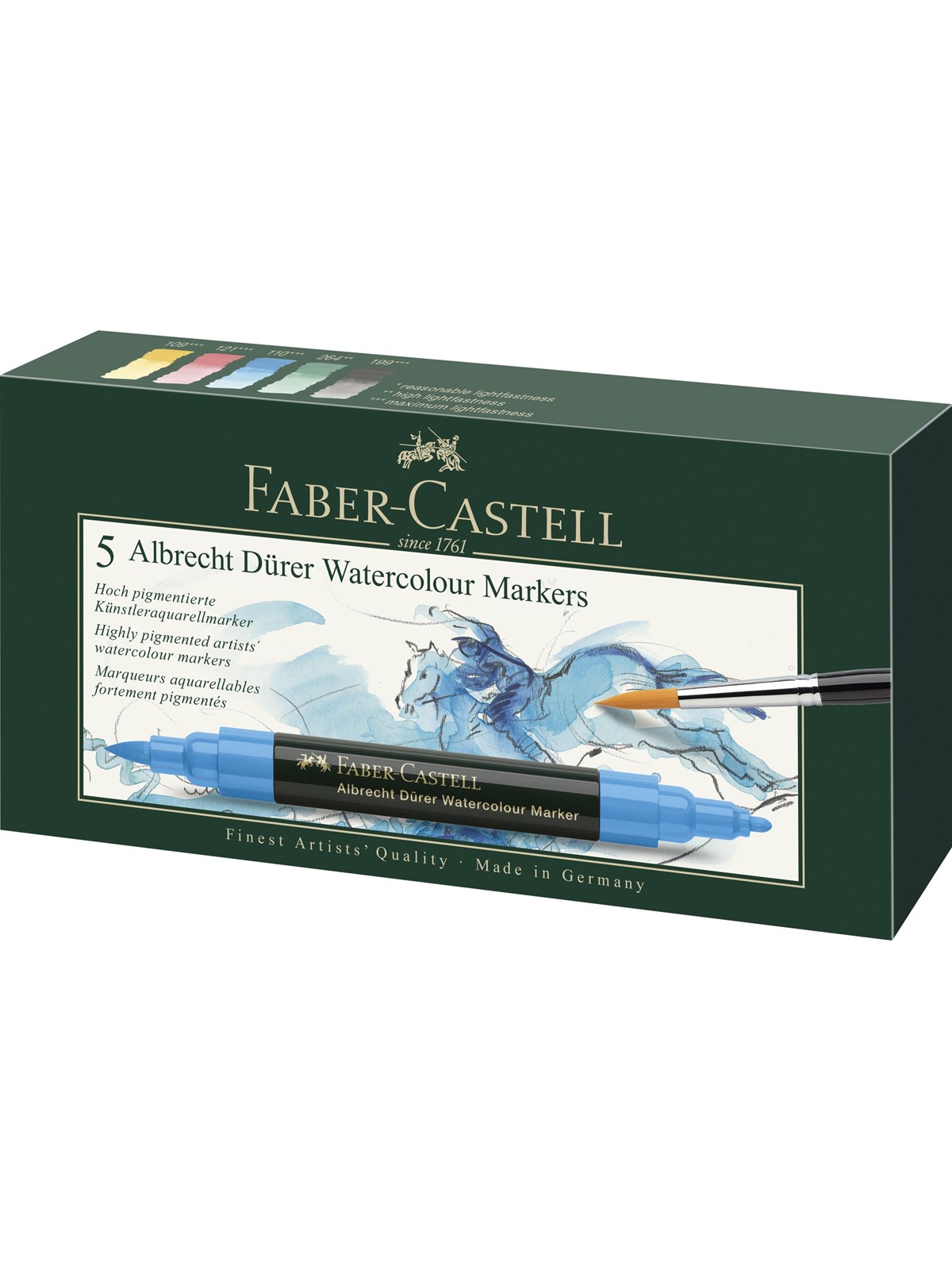 Faber-Castell Aquarellmarker Albrecht Dürer 5er Etui