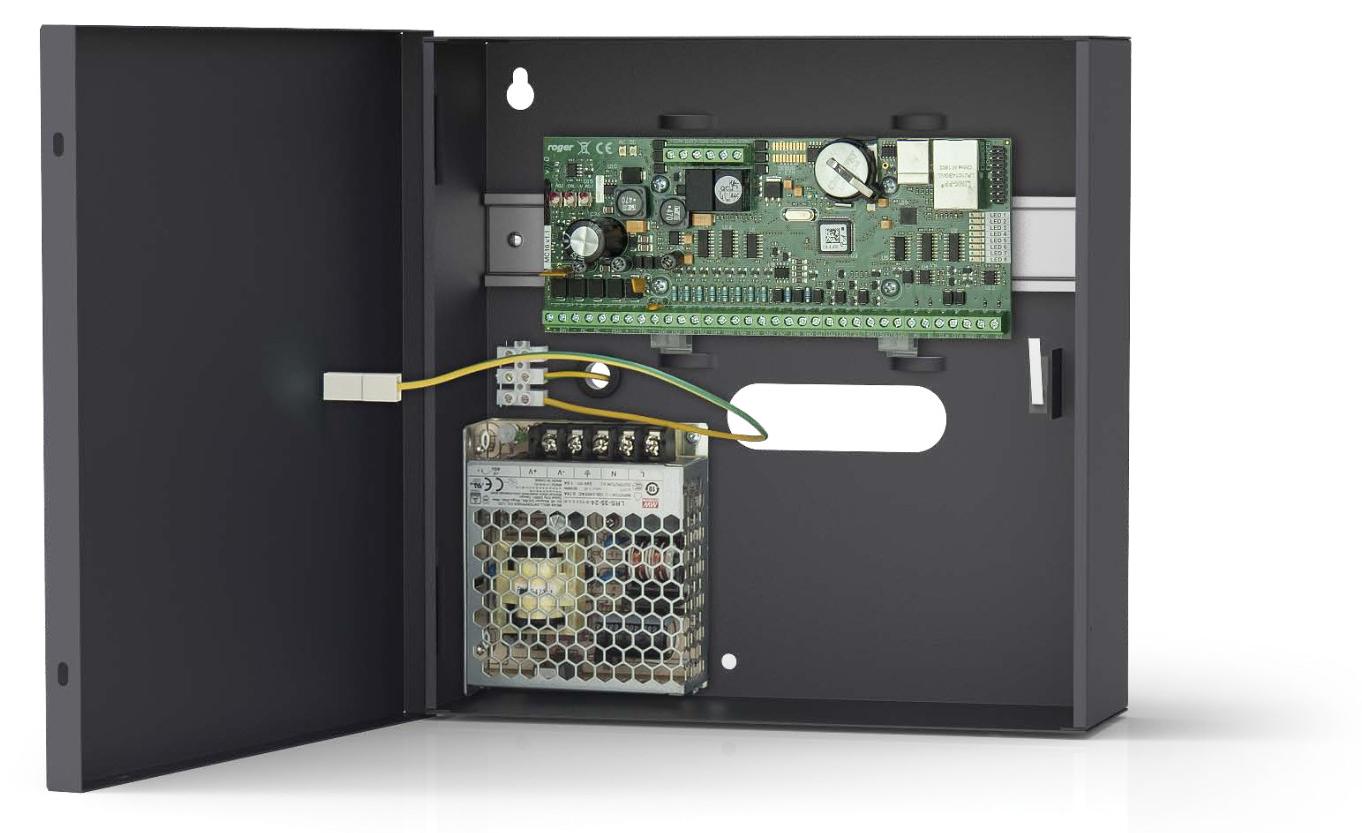 ROGER MC16-PAC-ST-1-KIT Zutrittskontrollset mit Gehäuse für 1 Tür