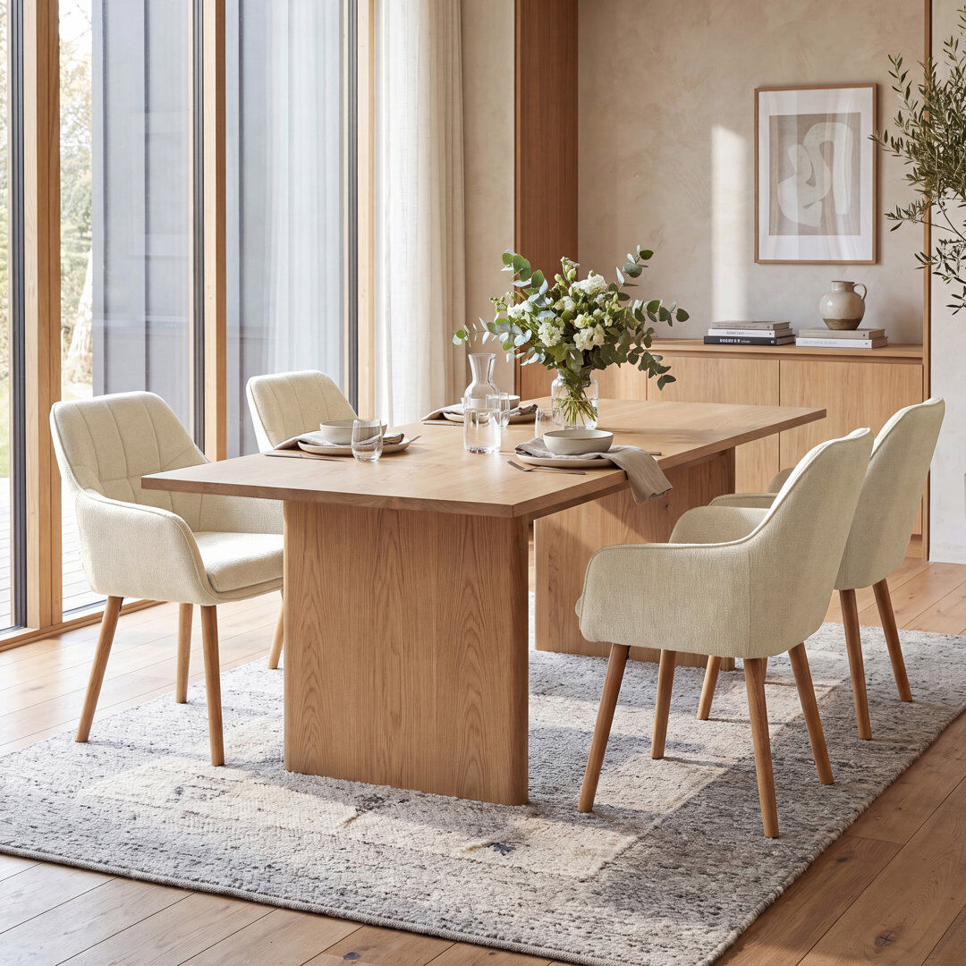 Goeurvant Eng 51cm H Upholstered Upholstered Back Armchair Cream/Cream 85cm H X 60cm W X 41cm D