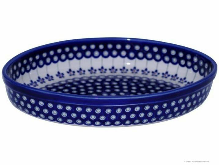 Bunzlauer Keramik Auflaufform Original Bunzlauer Keramik Auflaufform oval 31x22x5,5cm Dekor 166a, Keramik