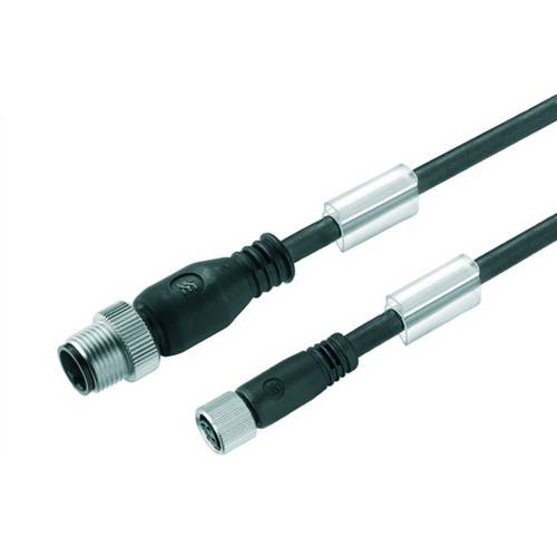 Weidmüller 9457770500 Sensor-/Aktor-Steckverbinder, konfektioniert M12 Stecker, gerade, Buchse, gerade 5.00m Polzahl Sensoren