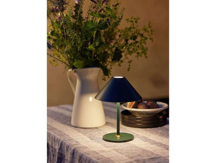 Hygge Portable Tischleuchte Deep Green - Halo Design - Wohnzimmer - Metall