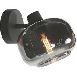 Mexlite Strahler 1-fl. "Tenebris" 4208ZW Schwarz STE-4208ZW
