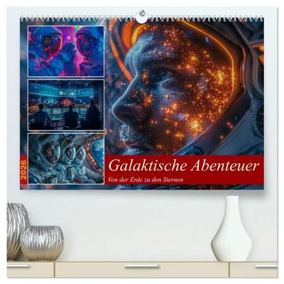 Galaktische Abenteuer (hochwertiger Premium Wandkalender 2026 DIN A2 quer), Kunstdruck in Hochglanz